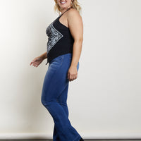 Curve Bandana Halter Top Plus Size Tops -2020AVE