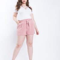Curve Breezy Summer Shorts Plus Size Bottoms -2020AVE