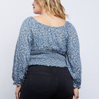 Curve Capulet Front Tie Top Plus Size Tops -2020AVE