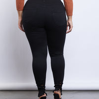 Curve Cassidy Distressed Jeans Plus Size Bottoms -2020AVE
