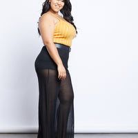 Curve Day Trip Striped Tank Plus Size Tops -2020AVE