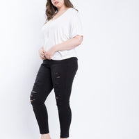 Curve Basic Everyday Top Plus Size Tops -2020AVE
