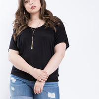 Curve Basic Everyday Top Plus Size Tops -2020AVE