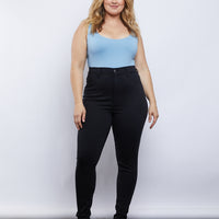Curve High Rise Jeans Plus Size Bottoms -2020AVE