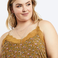 Curve Isabella Floral Cami Plus Size Tops -2020AVE