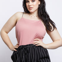 Curve Janice Bodysuit Plus Size Tops Blush 1XL -2020AVE