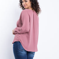 Curve Jasmine Flowy Blouse Plus Size Tops -2020AVE