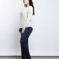 Curve Lace Em' Up Waffle Knit Top Plus Size Tops -2020AVE