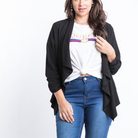 Curve Lauren Flowy Cardigan Plus Size Outerwear -2020AVE