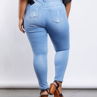 Curve Lilia Ripped Jeans Plus Size Bottoms -2020AVE