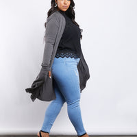 Curve Monica Knit Cardigan Plus Size Outerwear -2020AVE