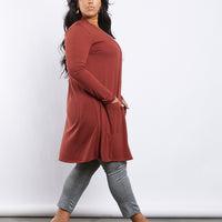 Curve Monica Knit Cardigan Plus Size Outerwear -2020AVE