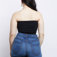 Curve Sadie Bandeau Tube Top Plus Size Tops -2020AVE
