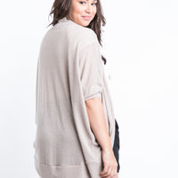 Curve See Right Through Me Cardigan Plus Size Outerwear -2020AVE