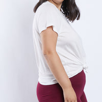 Curve Simple Bike Shorts Plus Size Bottoms -2020AVE