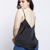 Curve Sleepless Nights Cami Plus Size Tops -2020AVE