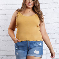 Curve Take It Easy Tank Plus Size Tops -2020AVE