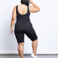 Curve Tank Bermuda Jumpsuit Plus Size Rompers + Jumpsuits -2020AVE