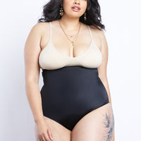 Curve Young And Beautiful Slimming Shapewear Plus Size Intimates Black L -2020AVE