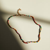 Rainbow Beaded Necklace Jewelry Multi One Size -2020AVE