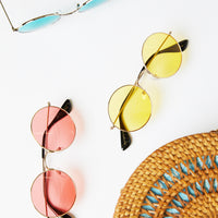 Round and Round Colored Sunglasses Accessories -2020AVE