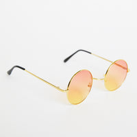 Round Retro Two-Toned Sunglasses Accessories -2020AVE