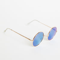 Round Retro Two-Toned Sunglasses Accessories -2020AVE