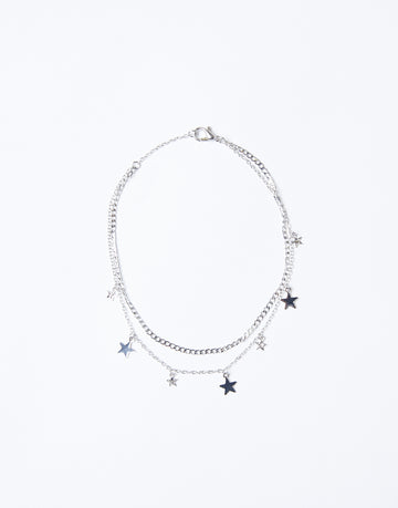 Silver Stars Dainty Anklet Jewelry Silver One Size -2020AVE