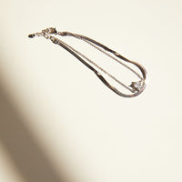 Snake Chain Layered Anklet Jewelry Silver One Size -2020AVE