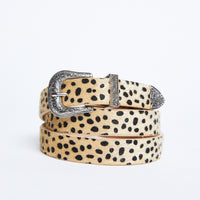 Spotted Fur Belt Accessories Tan One Size -2020AVE