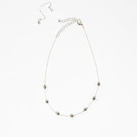 Starlight Necklace And Earrings Set Jewelry Silver One Size -2020AVE