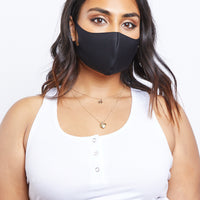 Stretchy Comfort Mask Accessories Black One Size -2020AVE
