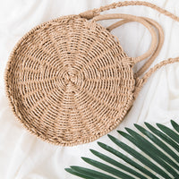 West Coast Round Straw Bag Accessories -2020AVE