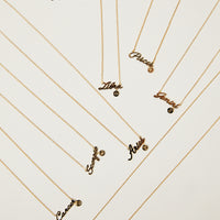 What's Your Sign Zodiac Necklace Jewelry Gold Gemini -2020AVE