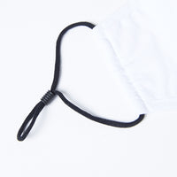 White Out Face Mask Accessories White One Size -2020AVE