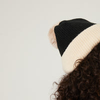 Two-Tone Ribbed Hat Accessories -2020AVE