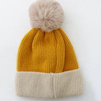 Two-Tone Ribbed Hat Accessories -2020AVE