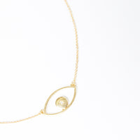 You and Eye Necklace Jewelry Gold One Size -2020AVE