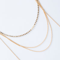 Mini Beaded Layered Necklace