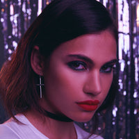 Minimal Cross Earrings Jewelry -2020AVE