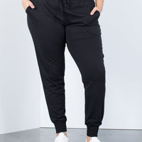 Curve Active Joggers Plus Size Bottoms -2020AVE