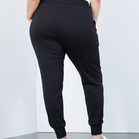 Curve Active Joggers Plus Size Bottoms -2020AVE