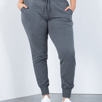 Curve Active Joggers Plus Size Bottoms -2020AVE