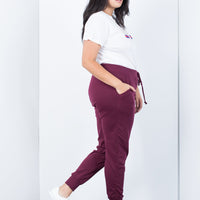 Curve Active Joggers Plus Size Bottoms -2020AVE