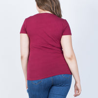 Curve Casual Day Tee Plus Size Tops -2020AVE