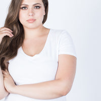 Curve Casual Day Tee Plus Size Tops -2020AVE