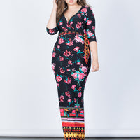 Curve Sweet Romance Dress Plus Size Dresses Black 1XL -2020AVE