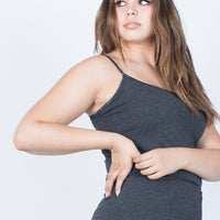 Curve The Essential Cami Plus Size Tops Charcoal 1XL -2020AVE
