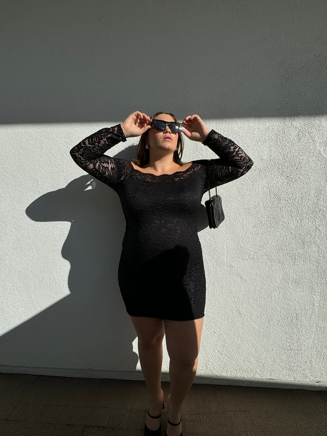 Plus Size Off The Shoulder Lace Mini Dress 2020AVE Plus Size Off The Shoulder Lace Mini Dress 2020AVE