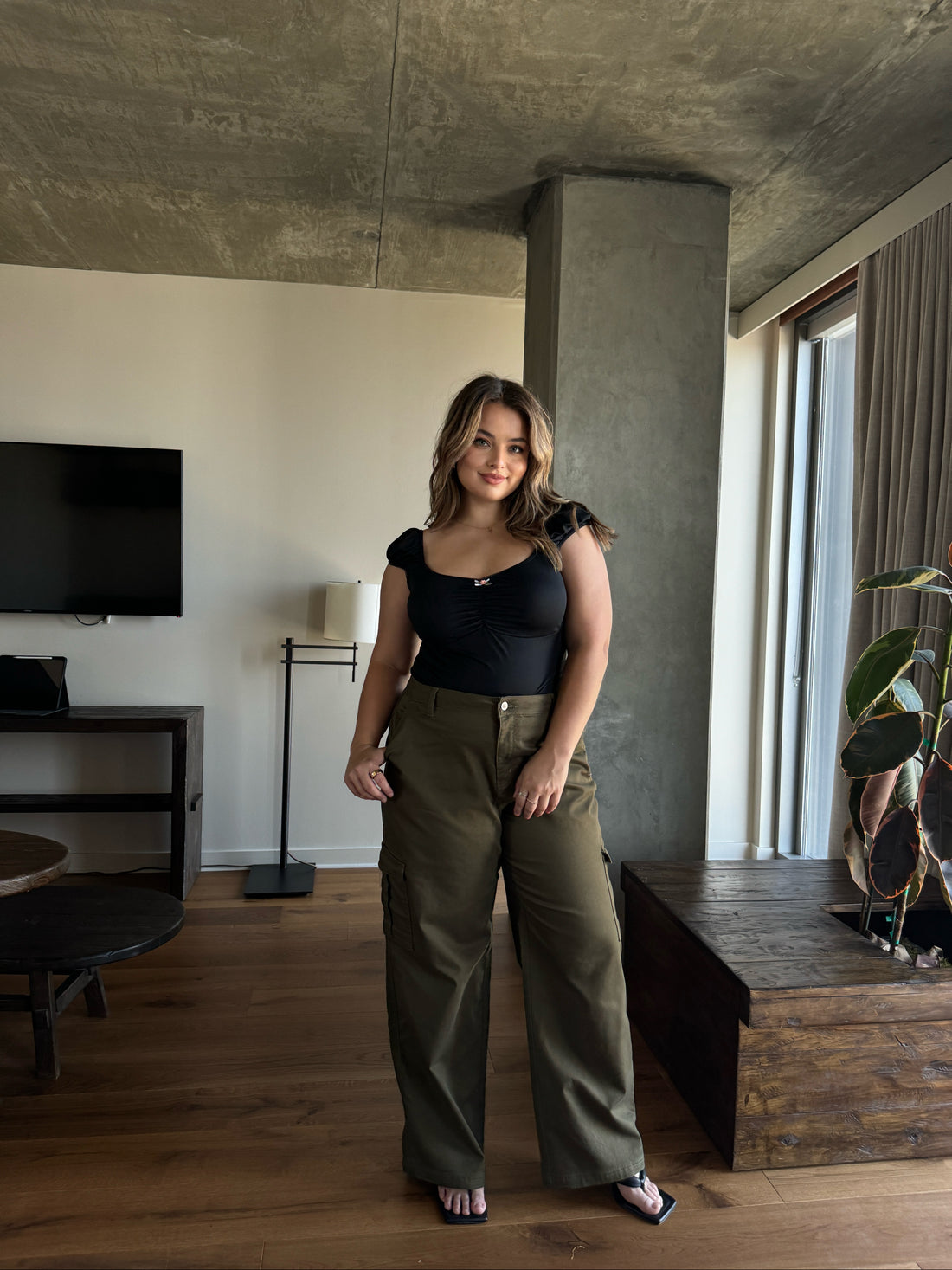 Plus Size Baggy Stretch Cargo Pants – 2020AVE